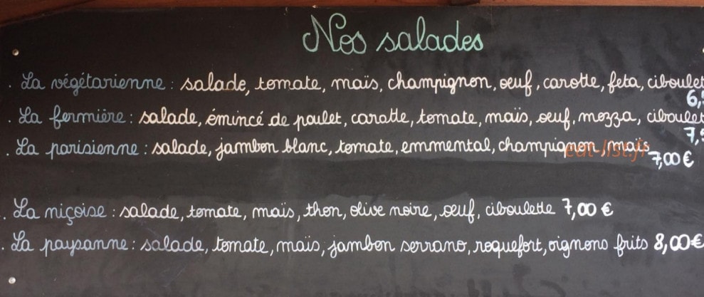 A la plage — carte page 2