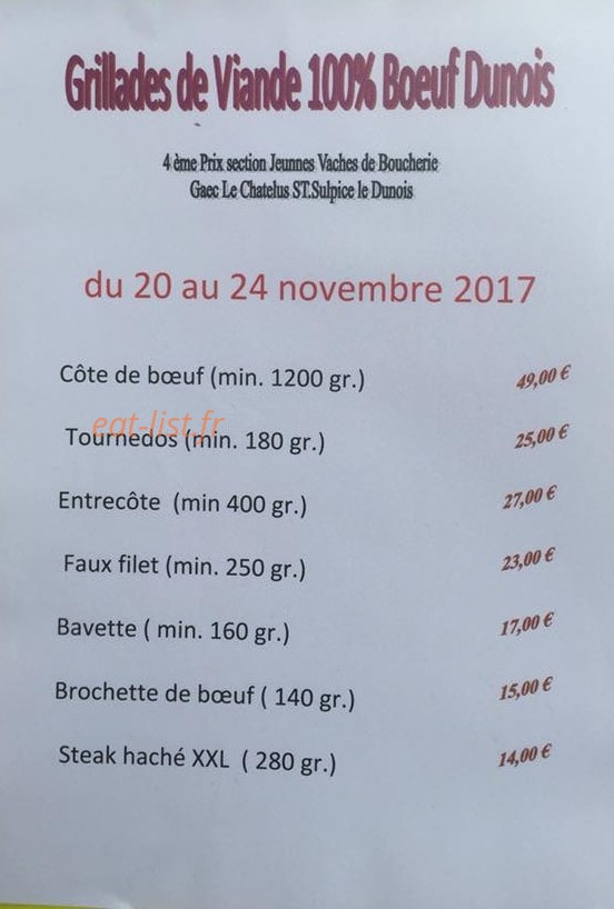 Hotel Joly — carte page 2