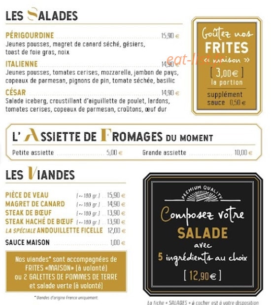 Aux Amis — carte page 5