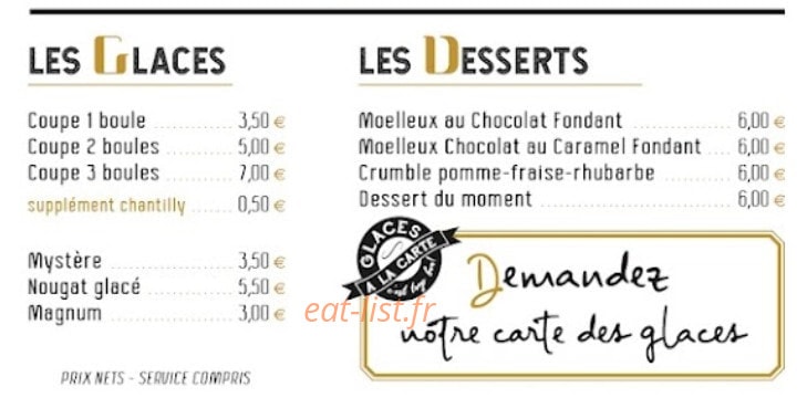 Aux Amis — carte page 8