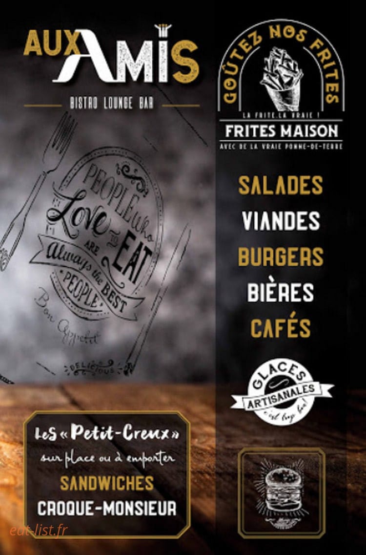 Aux Amis — carte page 1