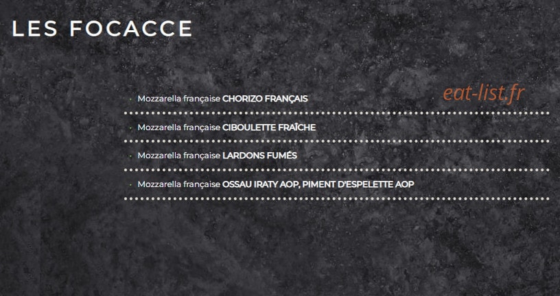 Basilic & Co — carte page 2