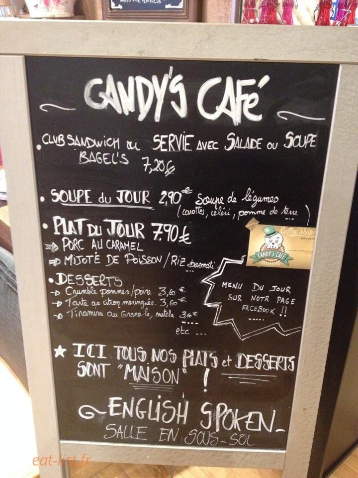 Candy's Café — carte page 2