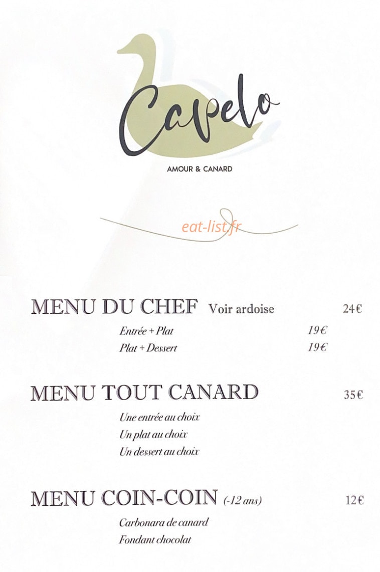 Capelo — carte page 2