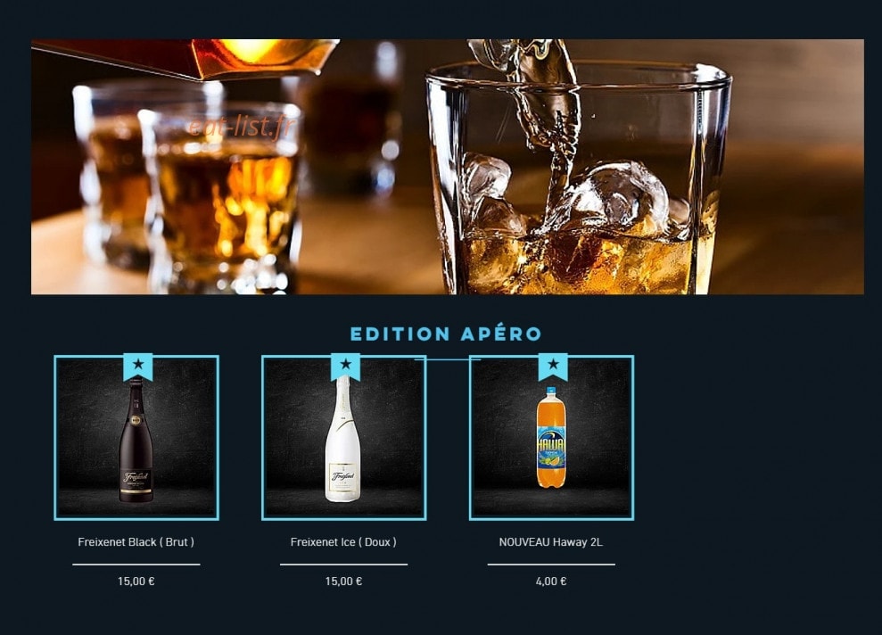 Go Drinkgo — carte page 2