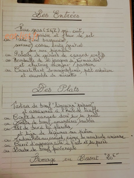 Jour de marché — carte page 1
