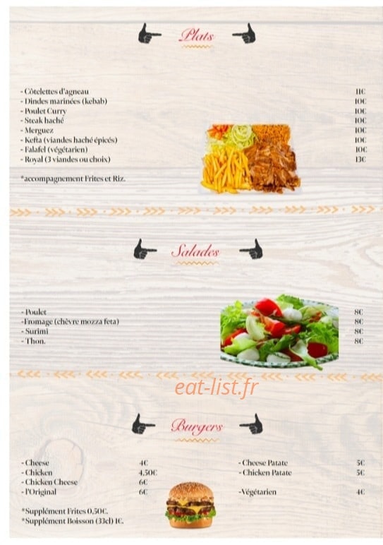 L'étoile du tacos — carte page 2