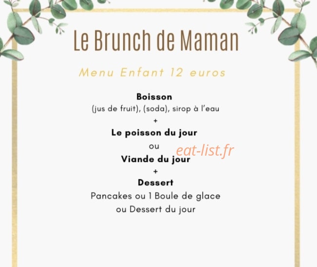 Le brunch de maman — carte page 3