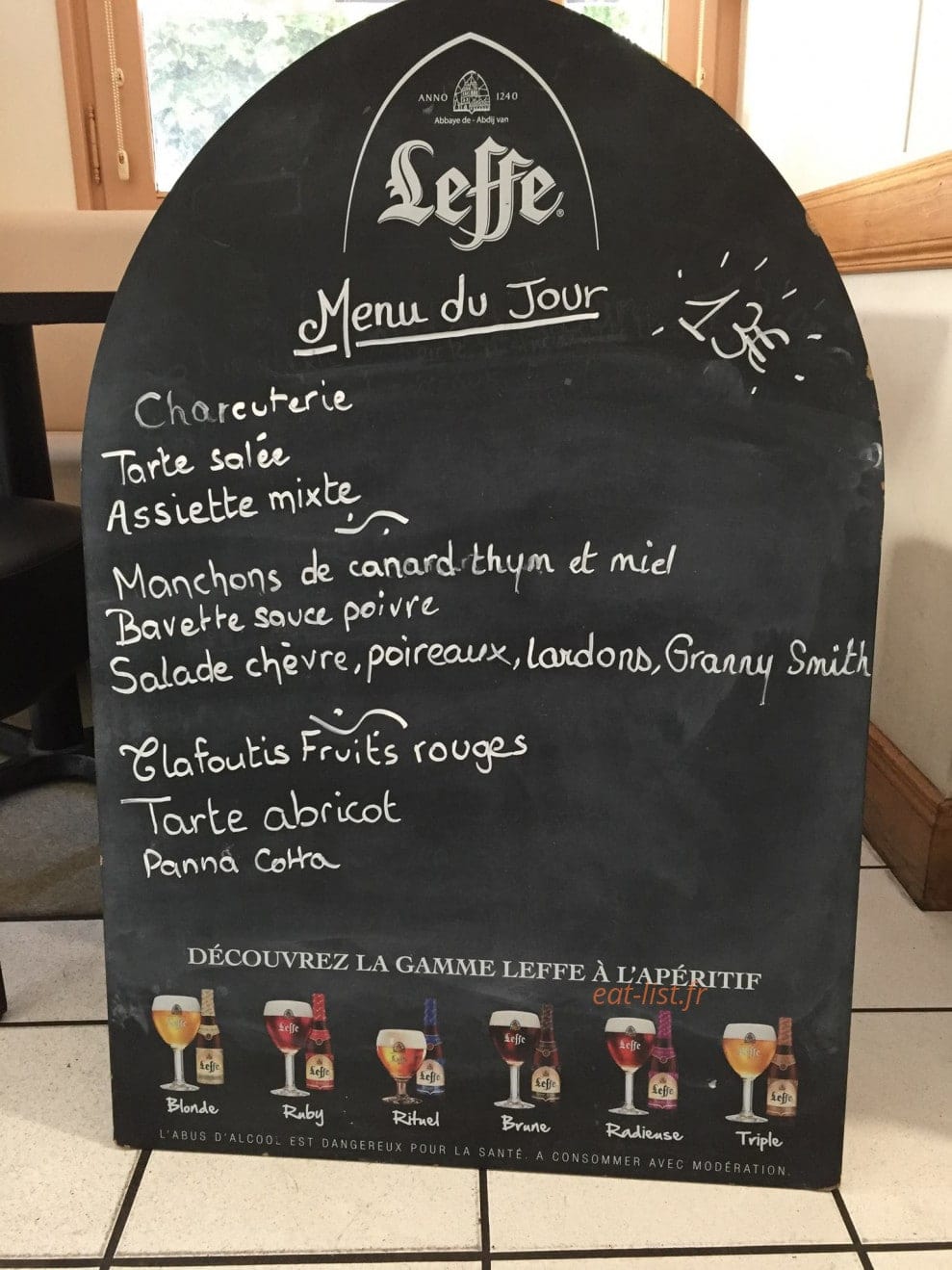 Le Café De La Truffe — carte page 1