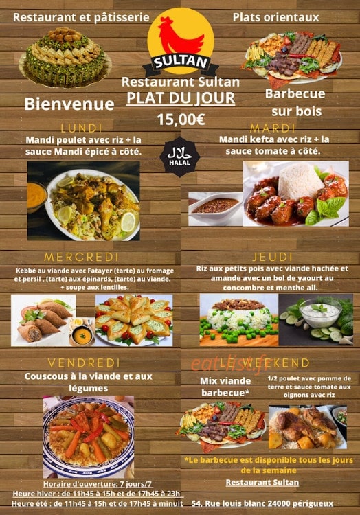 Le Sultan — carte page 1