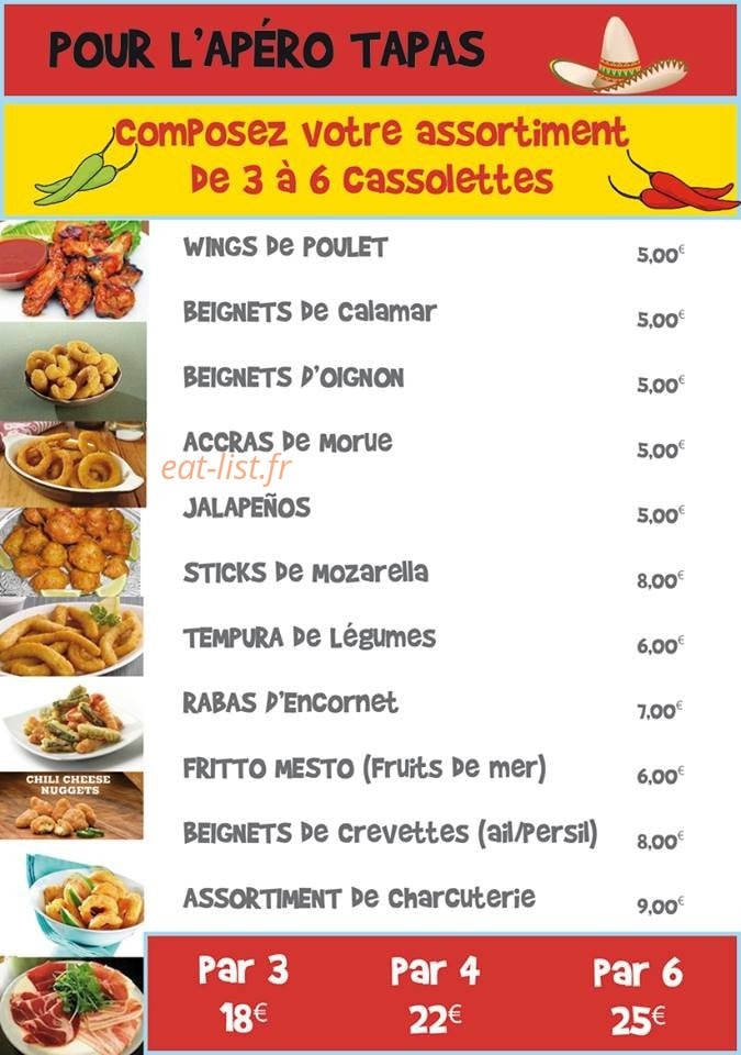 Le Tex Mex — carte page 5
