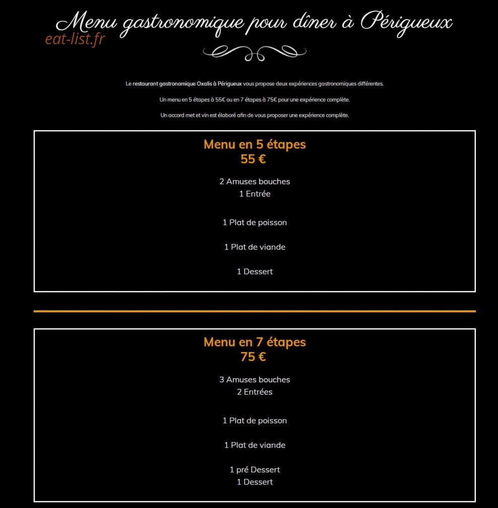 Oxalis — carte page 2
