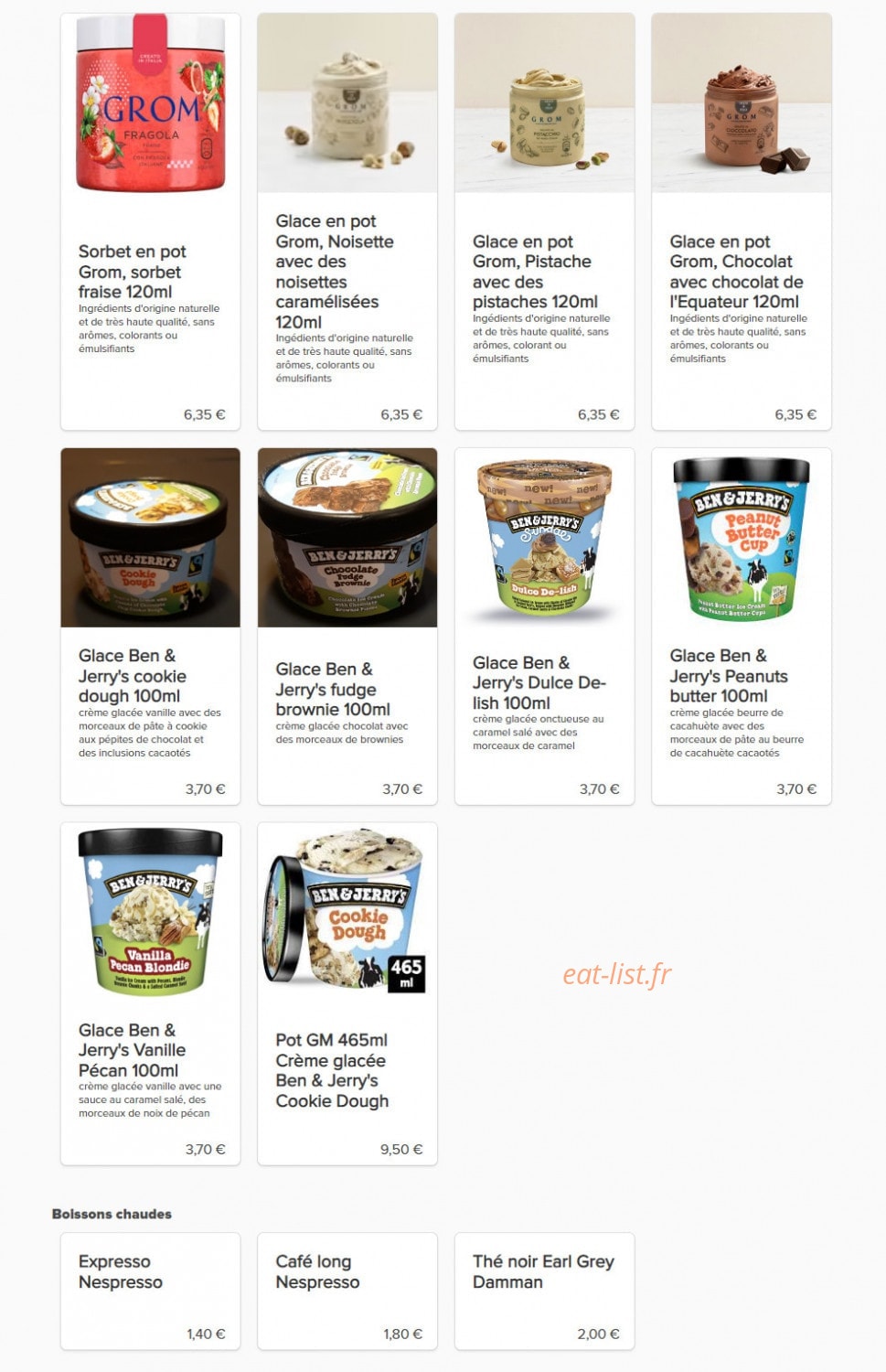 Pasta e Salsa — carte page 5