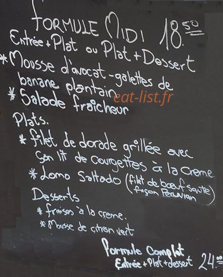 Pérou D'or — carte page 1
