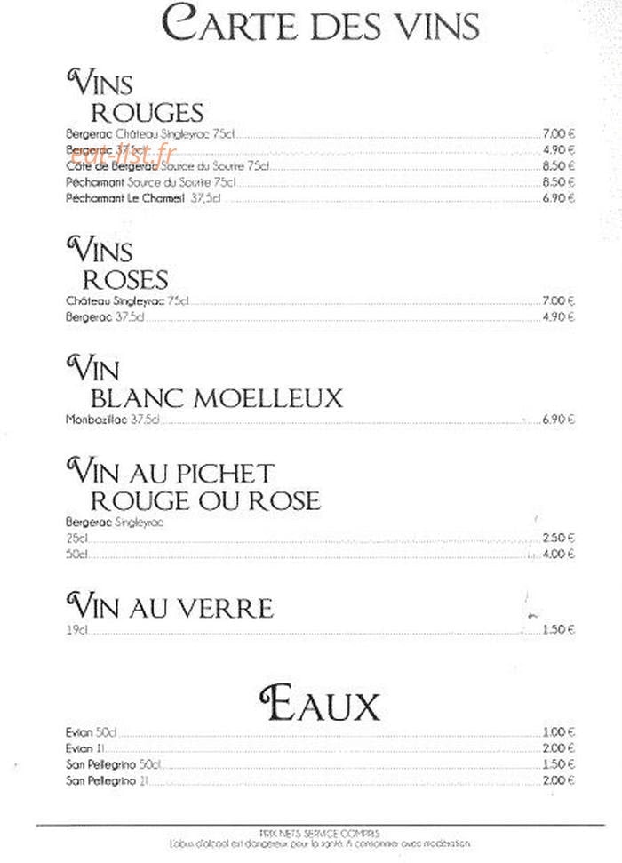 Brasserie carrefour market — carte page 6