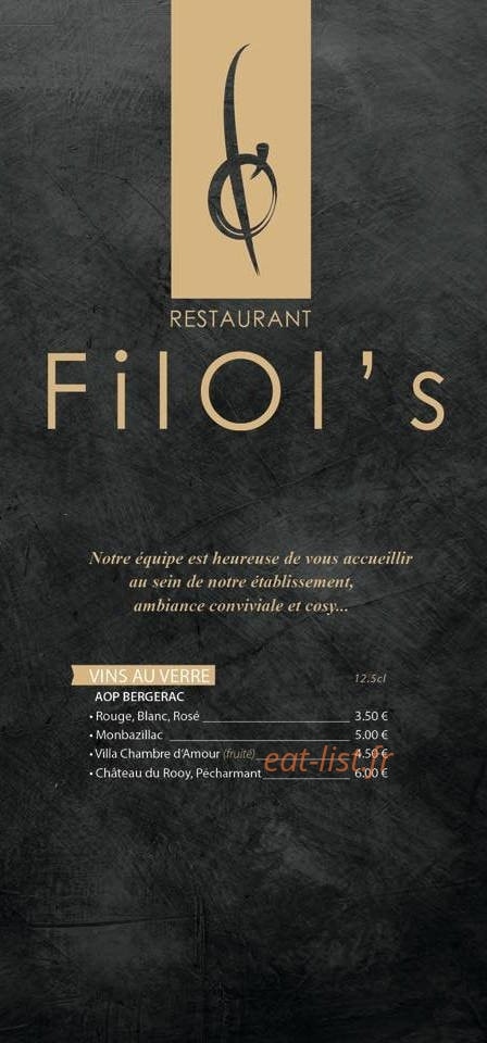FilOl's — carte page 3