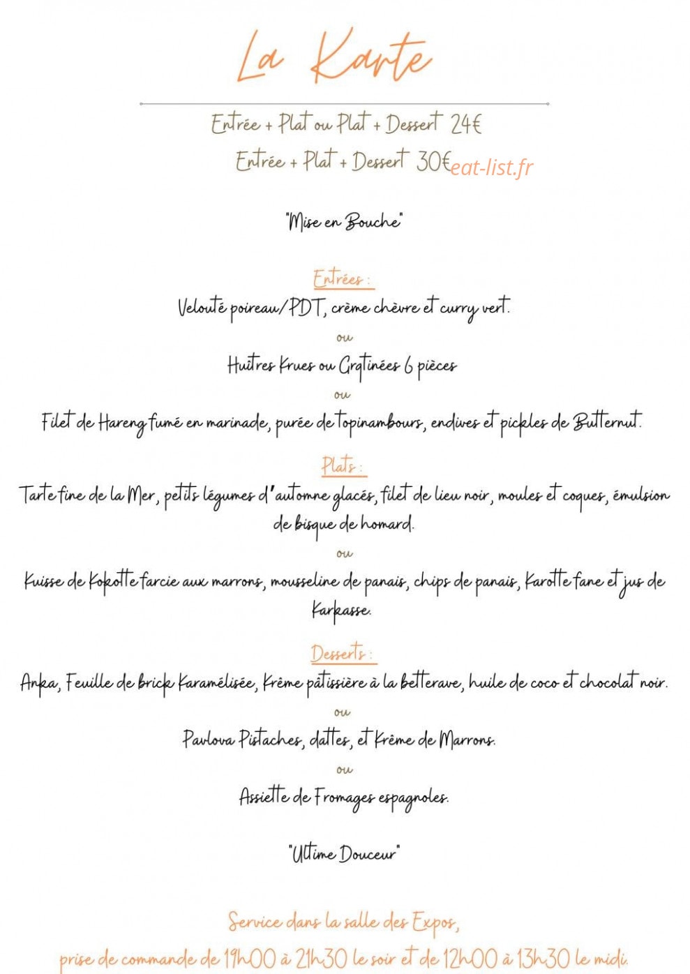 La Kour — carte page 1