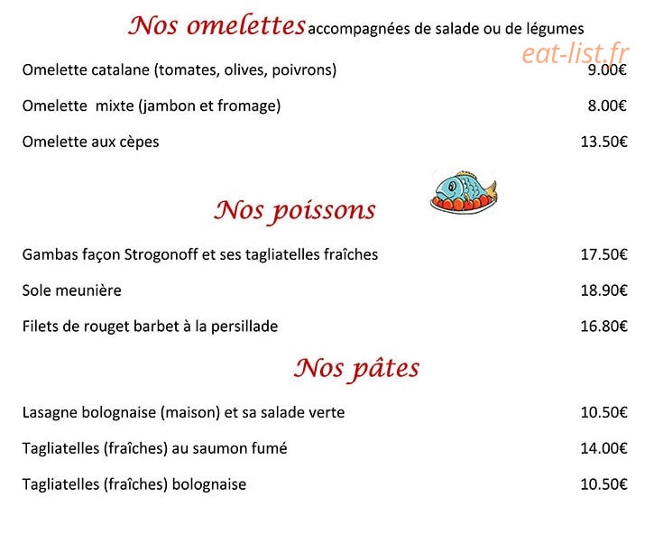Le Perroquet — carte page 3