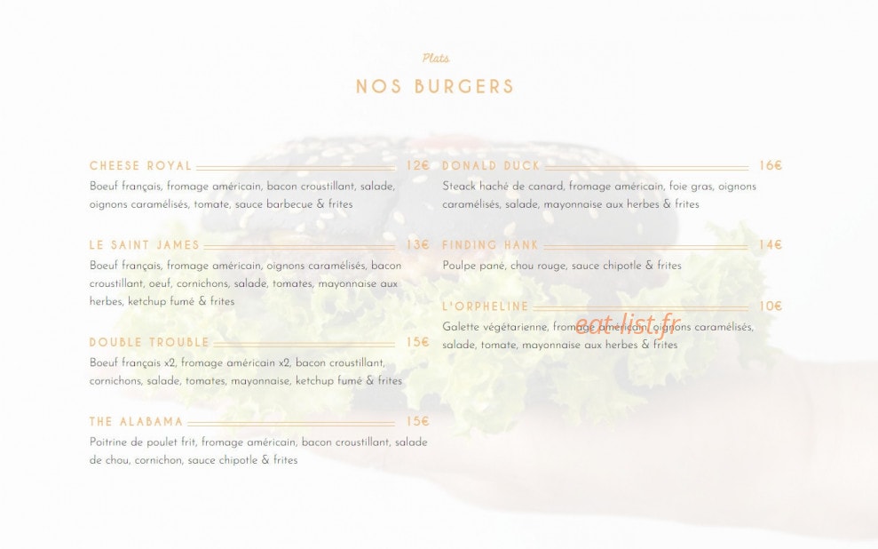 Le Saint James — carte page 3