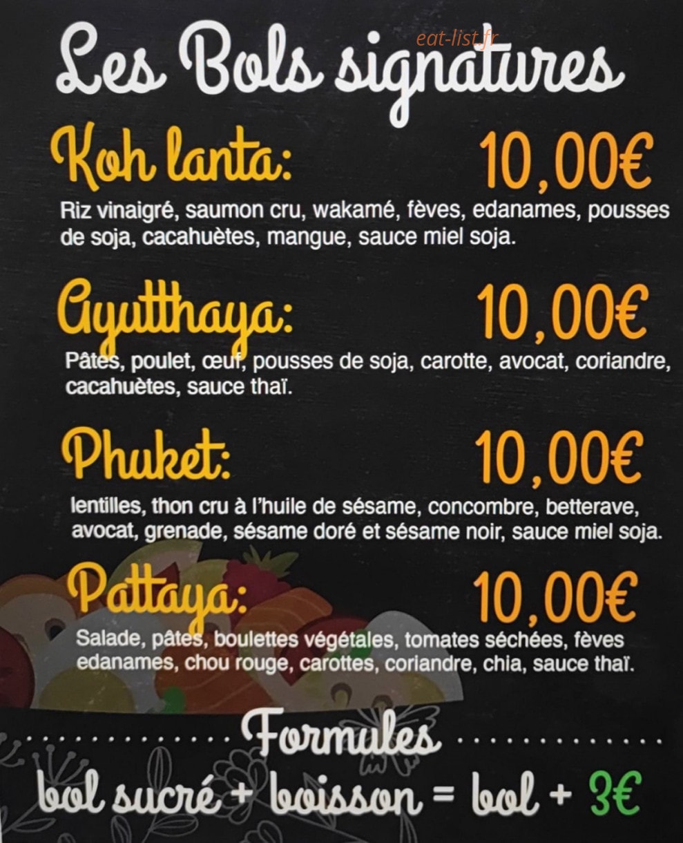 Les Bols de Fanny — carte page 2