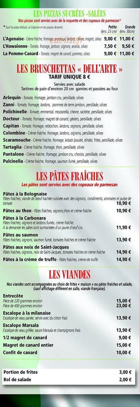 Ô Malbec — carte page 2