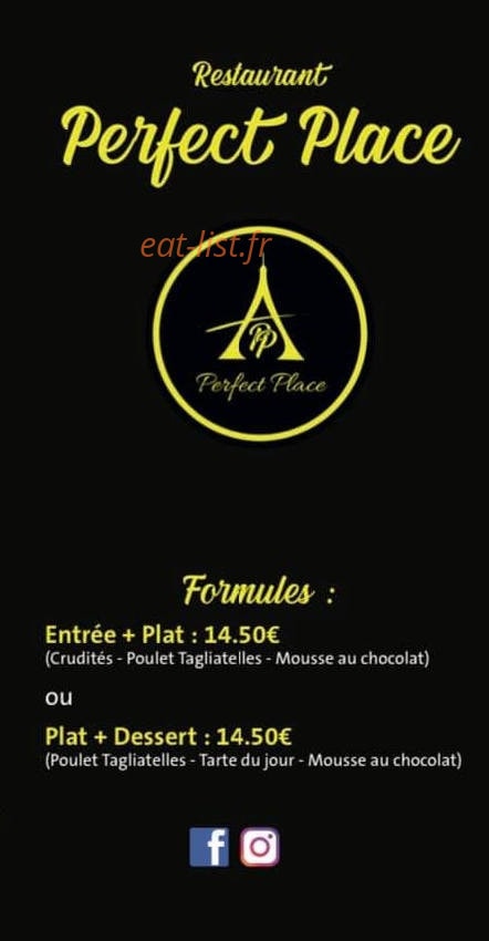 Perfect place — carte page 1