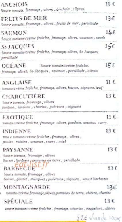 Pizza Lulu — carte page 3