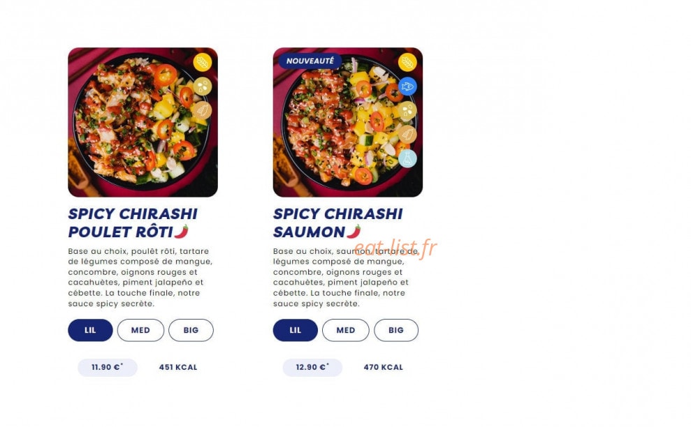 Pokawa — carte page 3