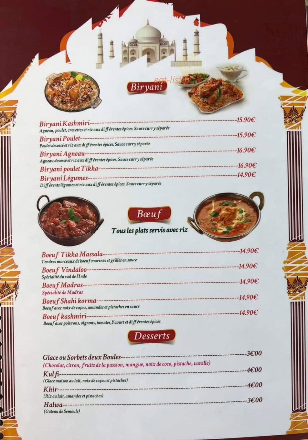 Taj Mahal — carte page 5