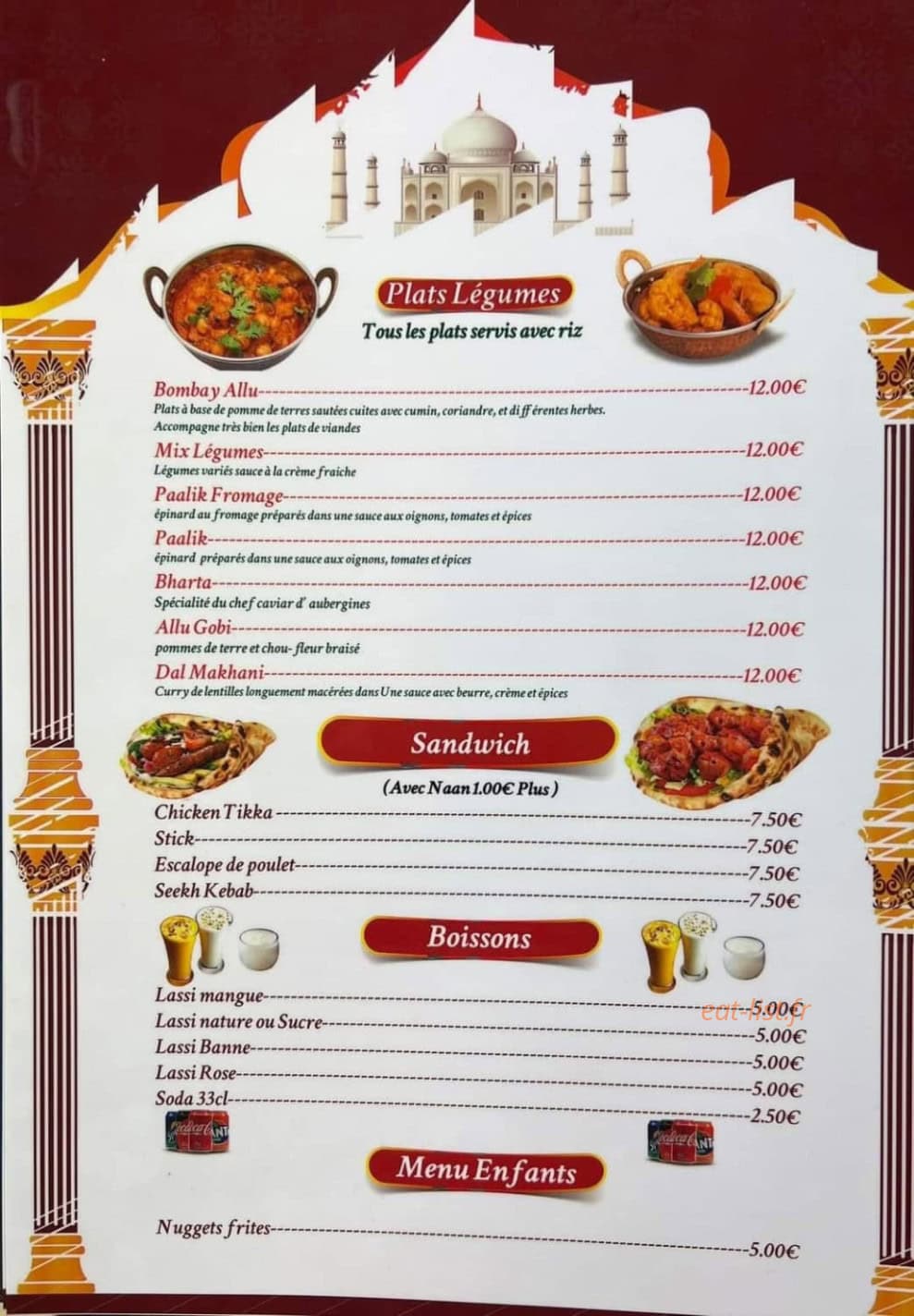 Taj Mahal — carte page 4