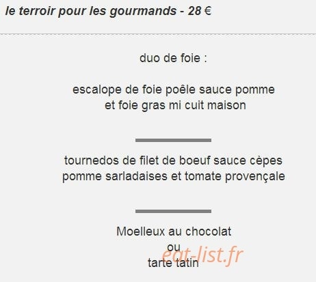 La Calzone — carte page 4