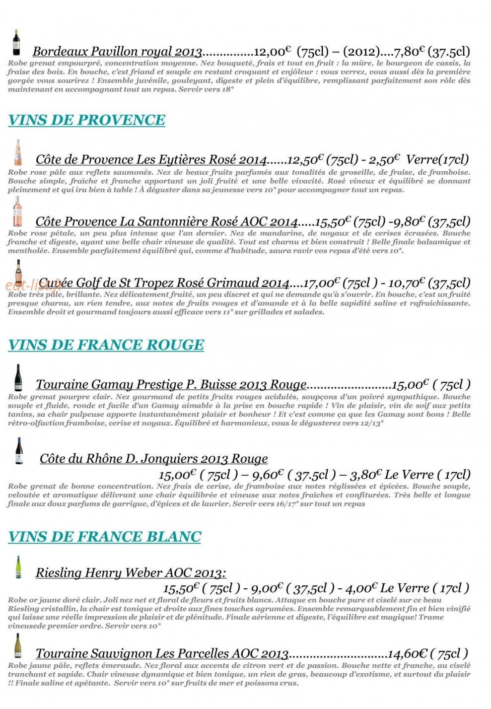 Pizza and co — carte page 7