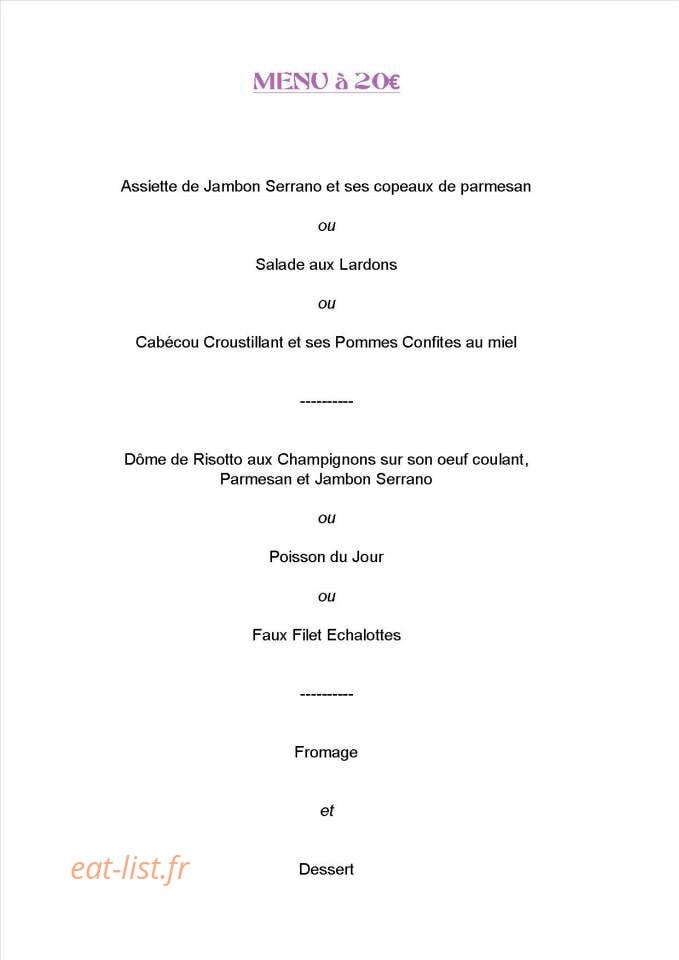 Le Chat Perché — carte page 5