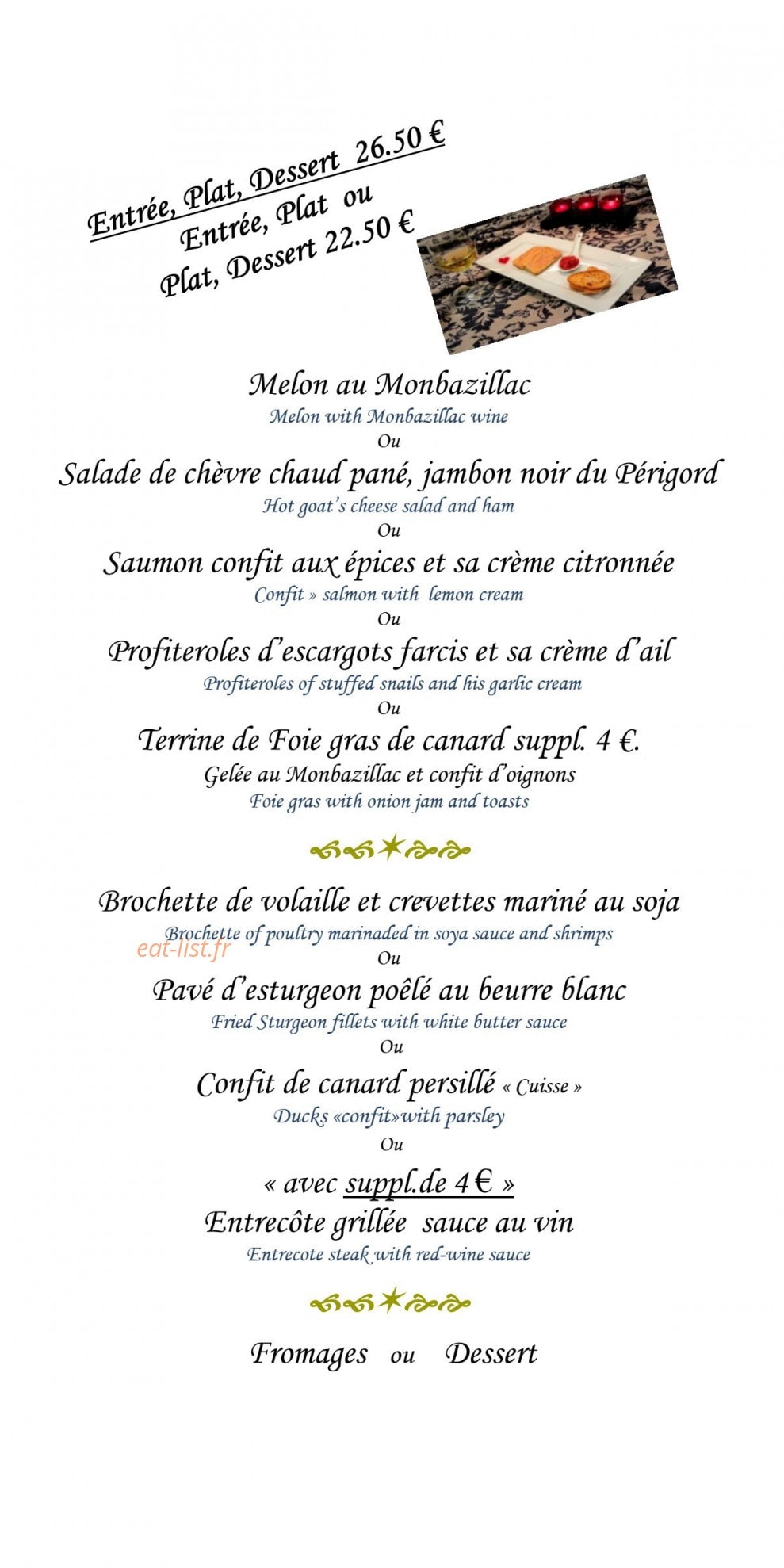 Le Tropicana — carte page 2