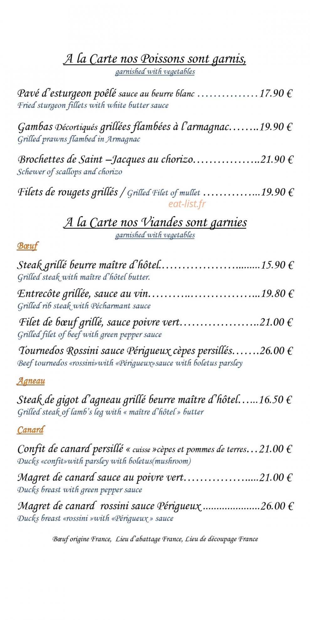 Le Tropicana — carte page 5
