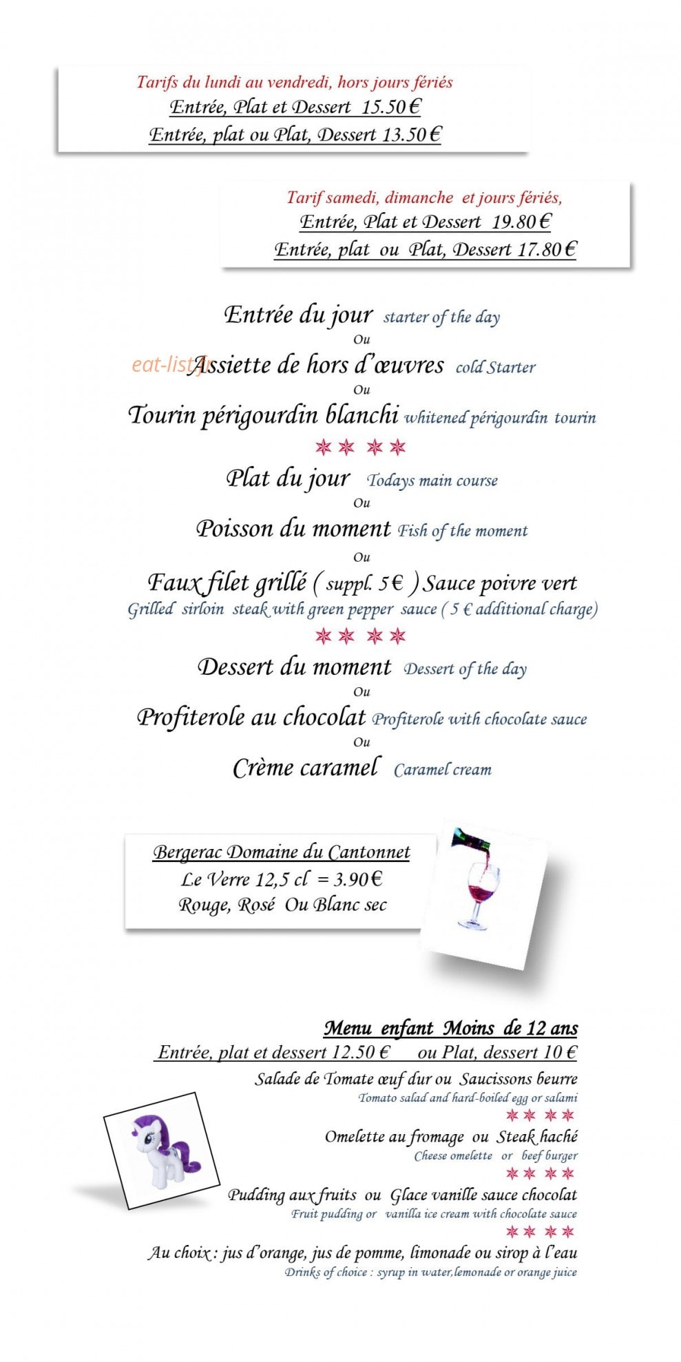 Le Tropicana — carte page 1