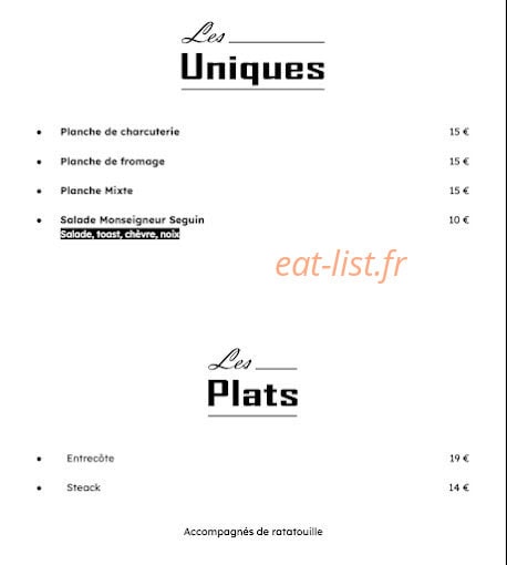 Le Cantou — carte page 2