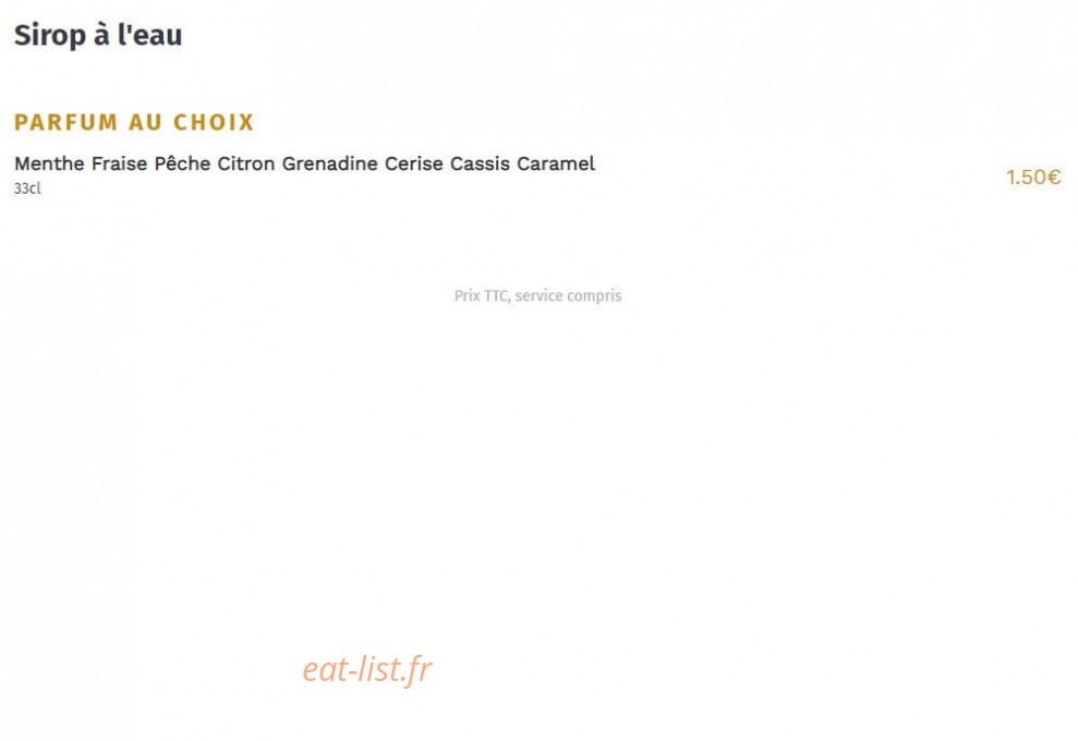 Café de la Paix — carte page 4