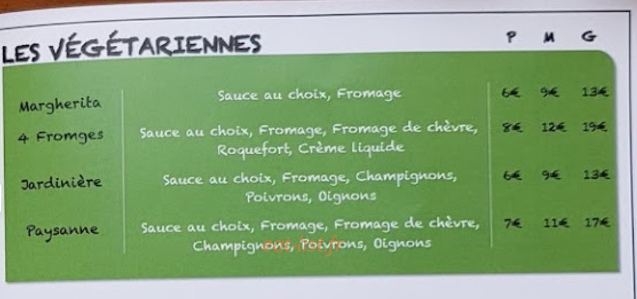 L'Happy'zza — carte page 2