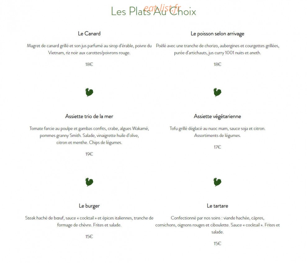 Le Fin du Chapon — carte page 2