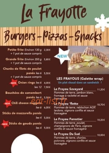 La Frayotte — carte page 1