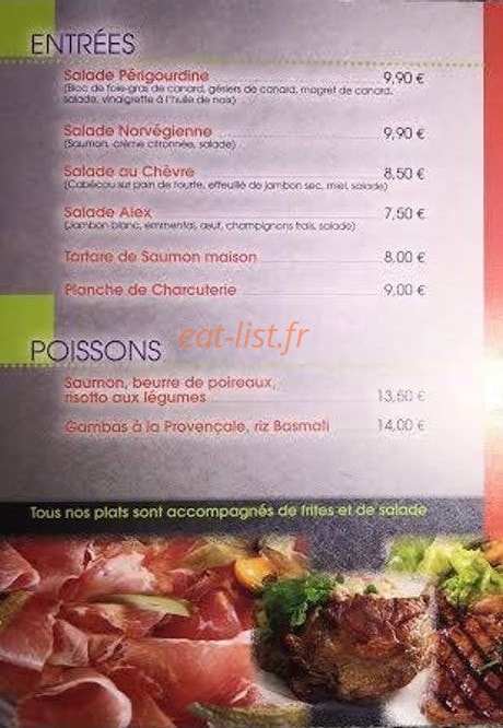 Le Madelon — carte page 1