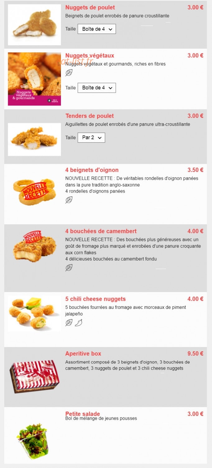 L'Extra — carte page 3