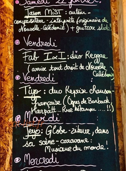 La Guinguette de Neuvic — carte page 1