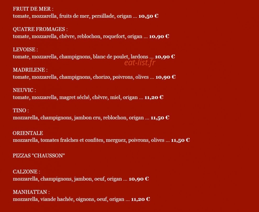 Le Bouchon — carte page 2
