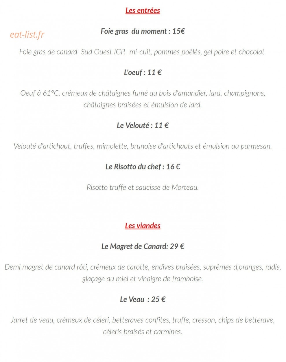 Le Cilaos — carte page 2