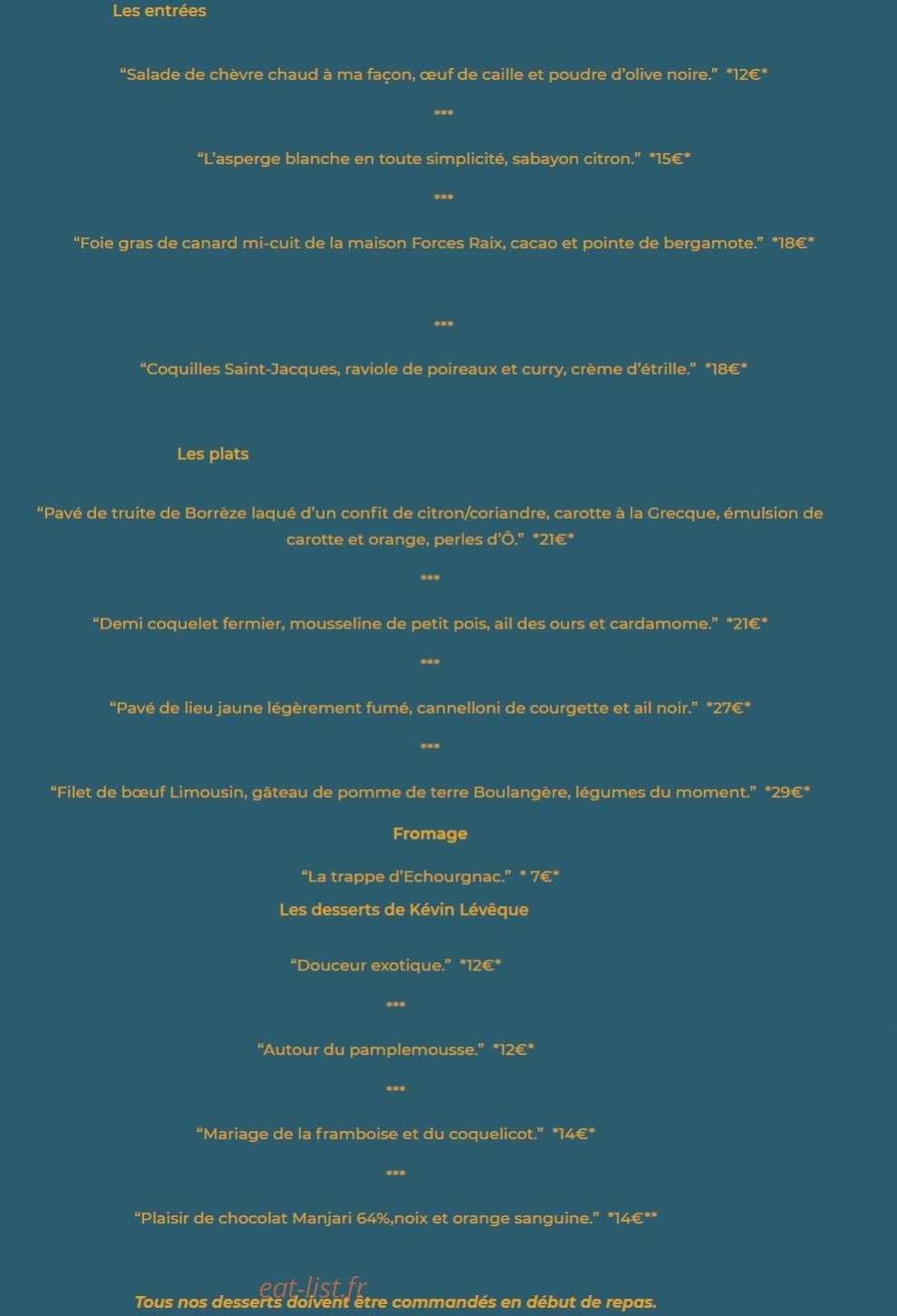 Ô Moulin — carte page 1