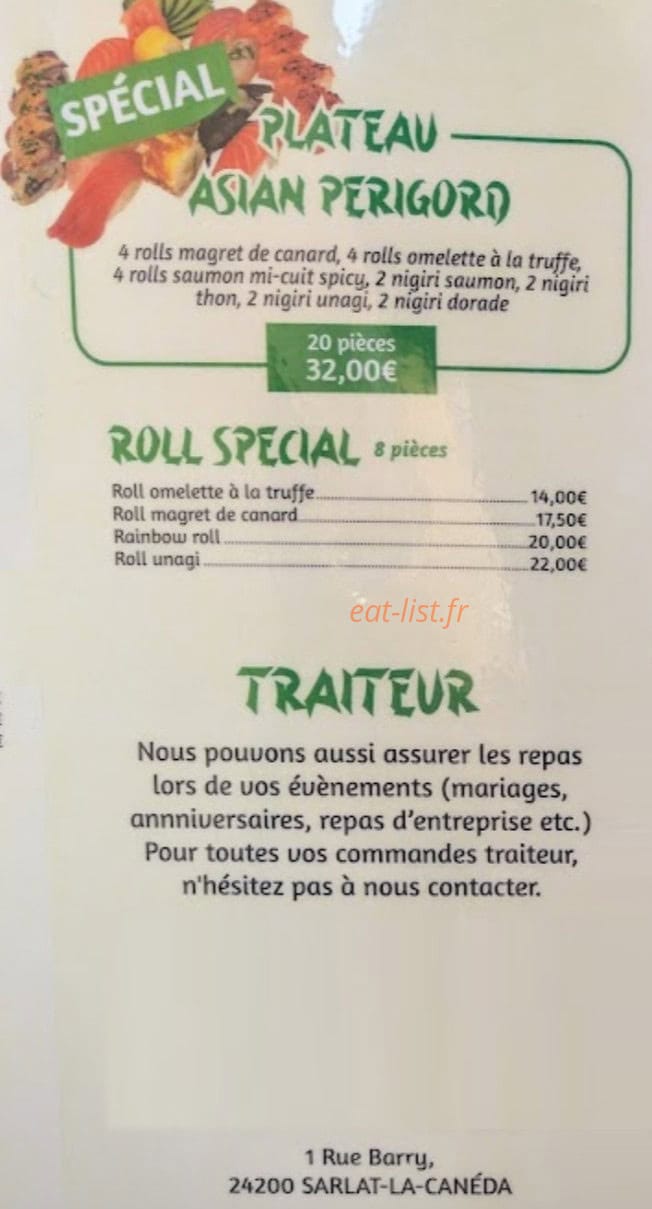 Asian sarlat — carte page 3