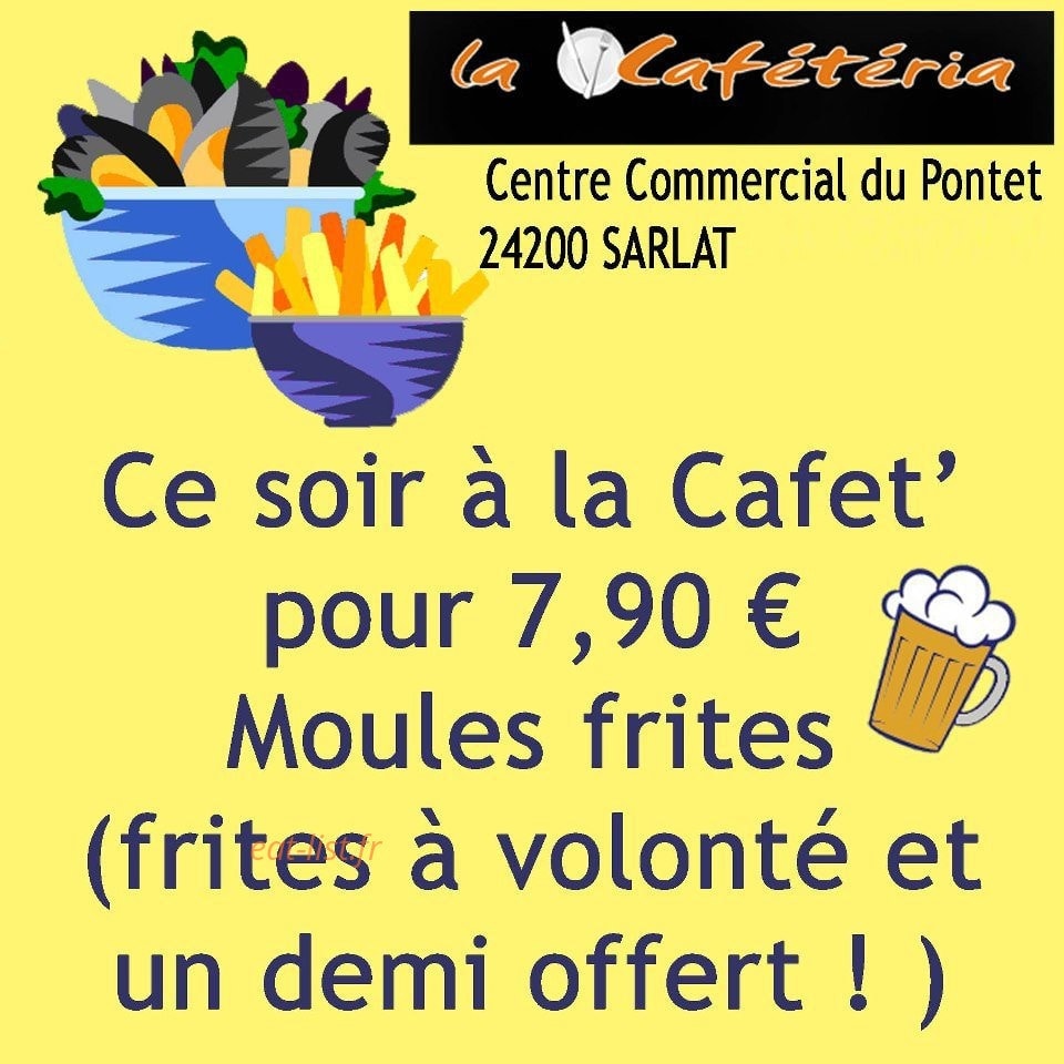 La Cafétéria — carte page 1
