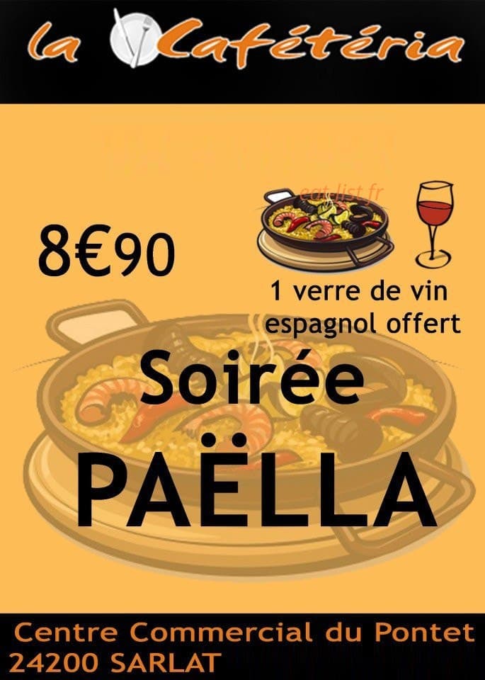 La Cafétéria — carte page 2